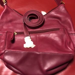 Sonoma leather with man made trim Pink dark